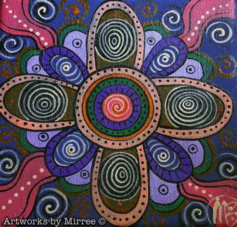Sacred Birthing Place Contemporary Aboriginal Art Original Painting By