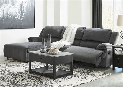 Clonmel Signature Design By Ashley 3 Piece Power Reclining Sectional