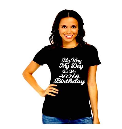 40th Birthday Shirt Birthday Shirt For Women 40 And Fabulous Etsy