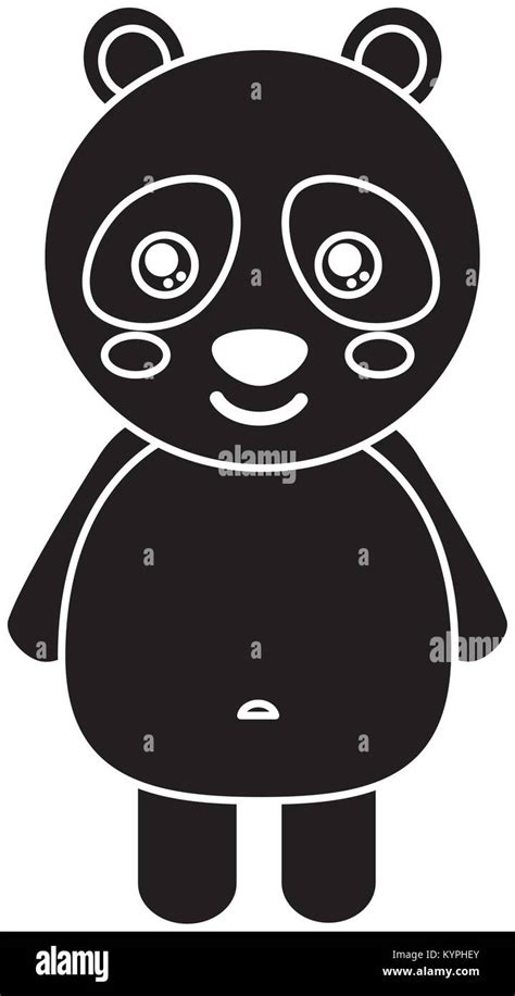 Panda Standing China Stock Vector Images Alamy