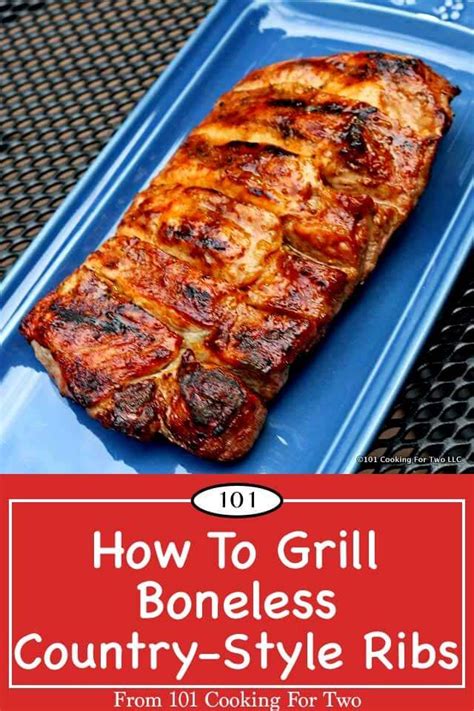 2 tablespoons lemon pepper seasoning, preferably lawry's. How to Grill Boneless Country Style Pork Ribs from 101 Cooking for Two | Recipe | Rib recipes ...