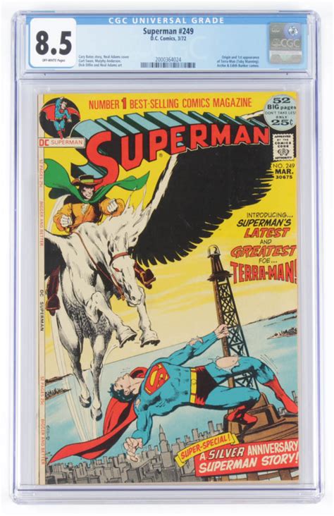 Superman Issue D C Comic Book Cgc Pristine Auction