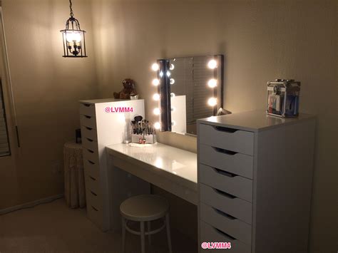 We wish you enjoy and the house design ideas team plus provides the additional pictures of ikea vanity table with mirror and bench in high definition and best character. My Vanity is FINISHED!! :) (IKEA Malm dressing table $149 ...
