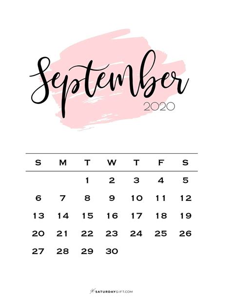 Clip Art Calendar Page Septeber 2021 Best Calendar Example