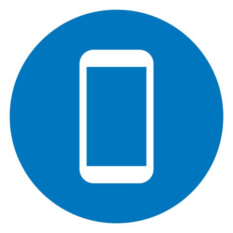 Smartphone ícone Azul Baixar Pngsvg Transparente