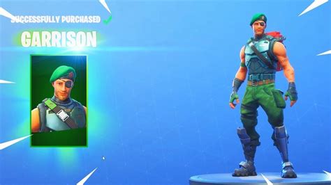 New Garrison Skin All Teamleaders Return Fortnite Item Shop