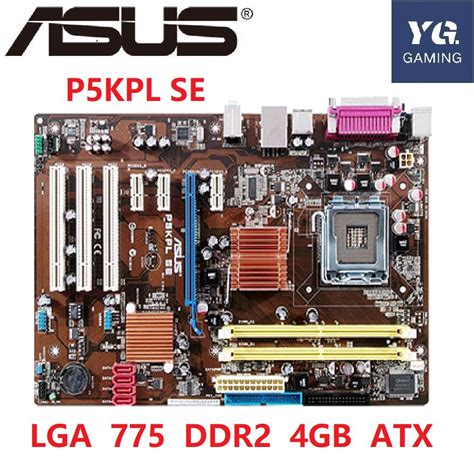 Asus P5kpl Se Desktop Motherboard P31 Socket Lga For 775 Core Pentium