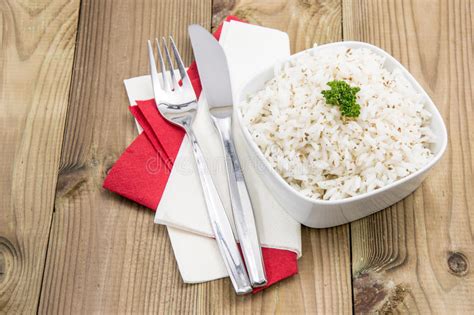 Fresh Cooked Rice In A Bowl Stock Image Image Of Carbohydrate