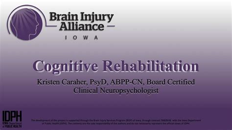 Cognitive Rehabilitation An Overview Youtube