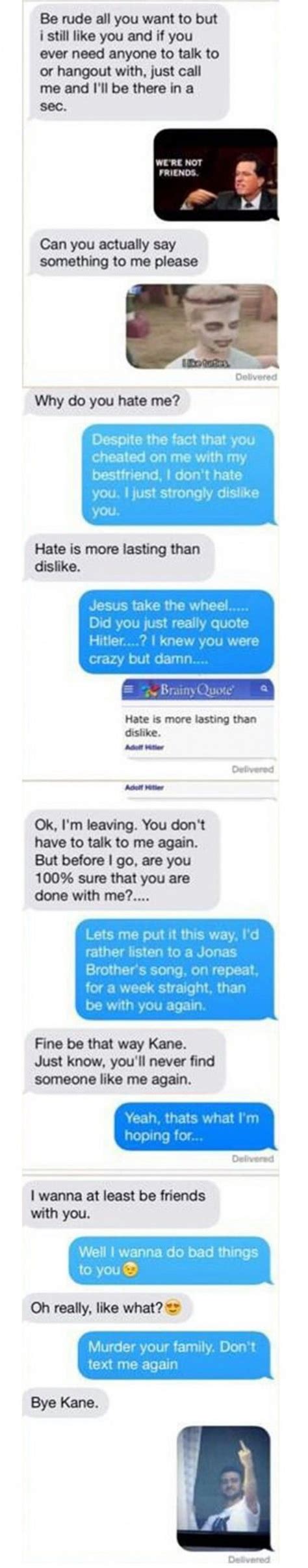 This Guy Handles Texting His Cheating Ex Girlfriend Like A Champion Photos Funny Ex Memes