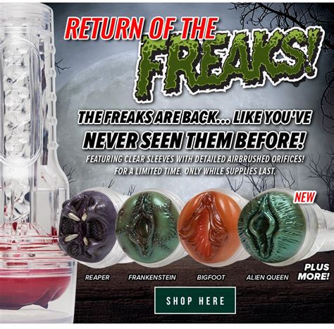 Fleshlight Get A Free Limited Edition Fleshlight Freaks Alien Quickshot Wpurchase Milled