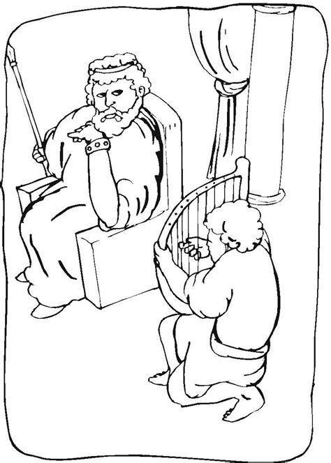 Early the next morning, samuel went to meet with king saul. Free Coloring Pages Of David Spares Saul Sketch Coloring ...