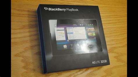 4g lte blackberry playbook unboxing youtube