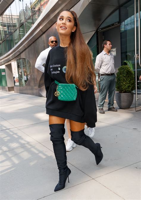High Waisted Skirt And Crop Top Ariana Grande