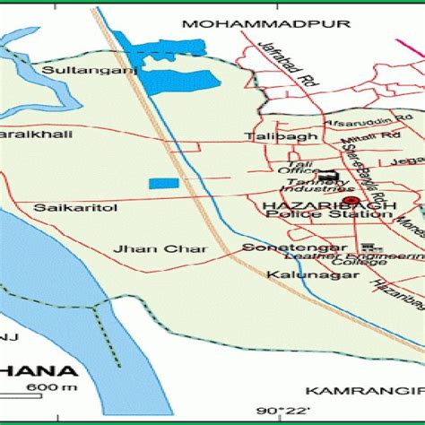 Location Map Of Hazaribagh Dhaka The Studied Area Download