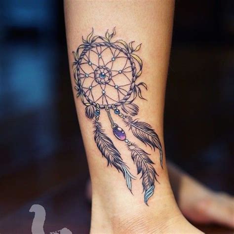 72 Unique Dreamcatcher Tattoos With Images In 2020 Feather Tattoos