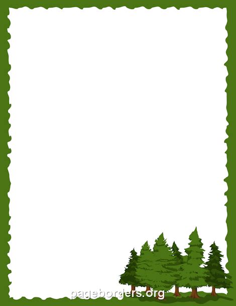 Tree Borders Borders And Frames Borders For Paper Clip Art Borders
