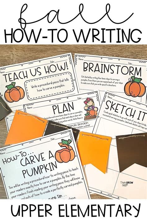 How To Carve A Pumpkin Writing Prompt Fall Writing Activities