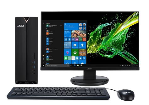 Acer Aspire Xc 330 A6 4gb 1tb Pc And 22 Inch K2 Monitor Bundle 4094342