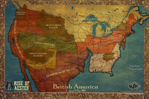 Iron Bodger British America Map