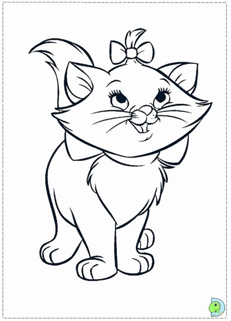 Marie Cat Coloring Pages Coloring Home