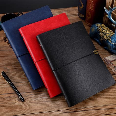 Ruize Faux Leather Spiral Notebook A6 A5 Planner Agenda 2020 Travel