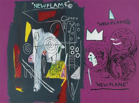 Andy Warhol And Jean Michel Basquiat New Flame Widewalls