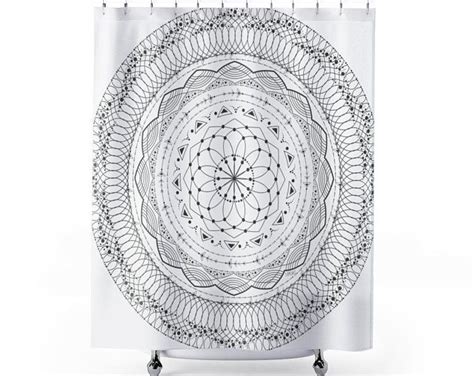 Mandala Shower Curtains Mandala Shower Curtain Unique Items Products