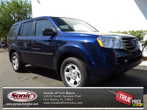 2013 Obsidian Blue Pearl Honda Pilot Lx 78523684 Photo 6 Gtcarlot