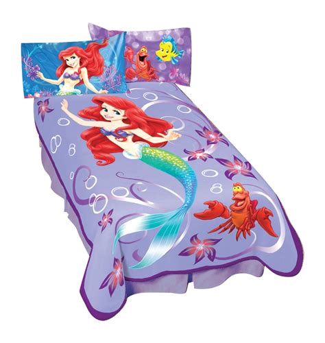 Disney Little Mermaid Princess Ariel Bedding Blanket Mermaid Bedding Mermaid Themed Bedroom