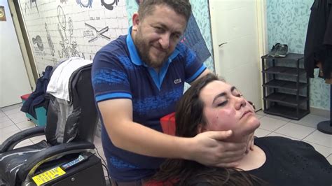 Asmr Barber Massage Turkish Vs Italy Massage Female Head Arm Face Back Massagebayan
