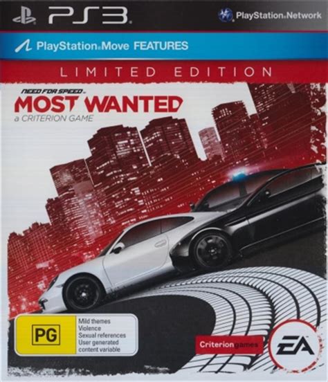Need For Speed Most Wanted Limited Edition Prices PAL Playstation 3