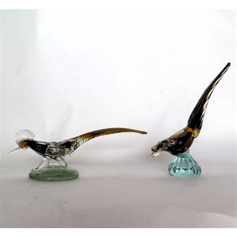 Tailormade artworks, the best murano glass collection exclusive giftidea 1950s Vintage Murano Male & Female Glass Bird Figurines ...