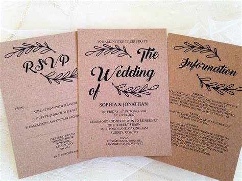 How To Make Your Own Wedding Invitations At Home For Free Make Your