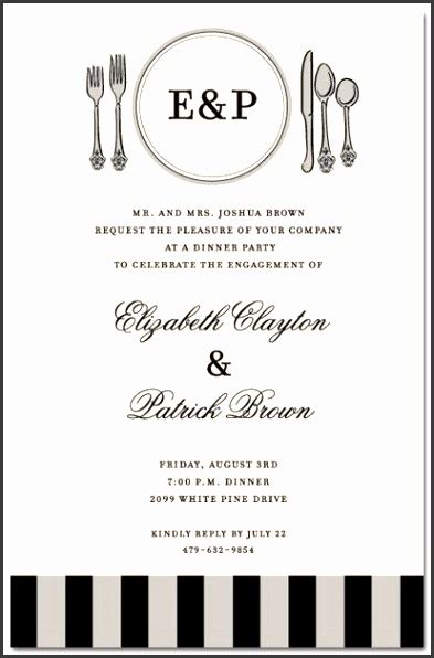 Invitation letter dinner party example just letter templates. 6 Sample formal Invitation Letter - SampleTemplatess ...