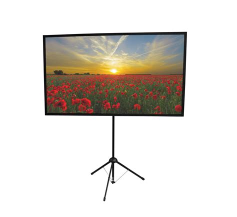 Go 60 Portable Projector Screen 60 Inch Mounts On Tripod And Wall