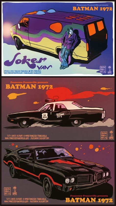 Francesco Francavilla Batman 72 Concept Art Vehicle Edition Comic