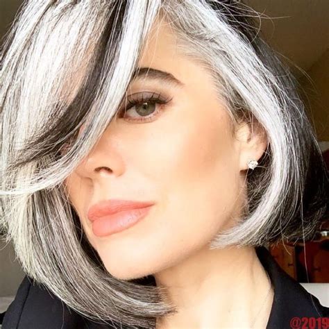 Highlighting your hair at home can be tricky, but it's not impossible. How I Keep My Gray Hair White, #Gray #Hair #white | Natural gray hair, White hair highlights ...