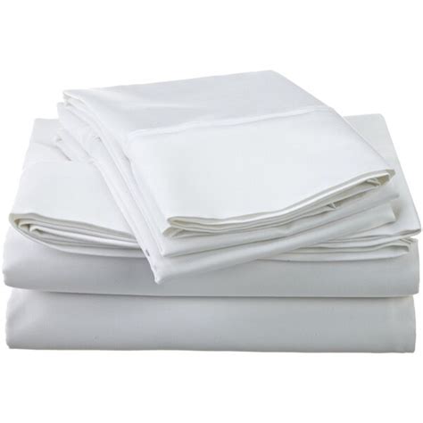 Shop Egyptian Cotton White 1200 Thread Count Solid Deep Pocket Cal King