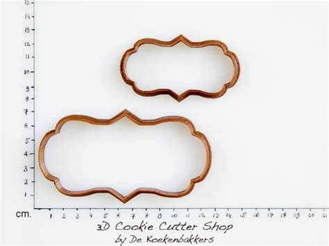 Plaque Cookie Cutter Set Rectangle Cortadores De Galletas