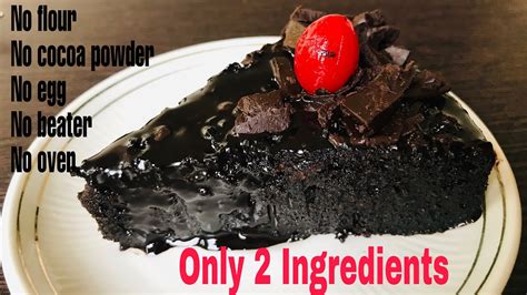 Chocolate cake cocoa powder recipes. || 2 Ingredients Chocolate Cake ||without cocoa powder ...