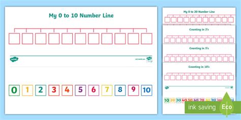 Create A Number Line Activity Pack Teacher Made Twinkl