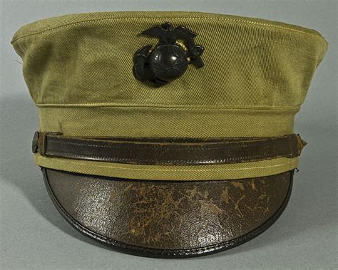 Us Marine Corps M 1912 Enlisted Dress Cap With Khaki Cover Us