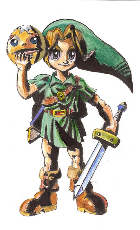 Young Link Majoras Mask Style By Tomistral On Deviantart
