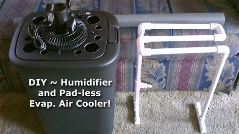 Diy Humidifier And Evap Air Cooler A Padless Evap Air Cooler