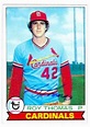 Roy Thomas autographed baseball card (St. Louis Cardinals) 1979 Topps #563