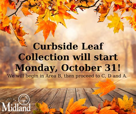 Fall Leaf Collection Program Midland Mi Official Website