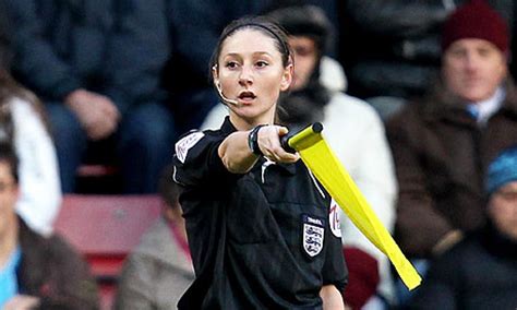 She accepts officials will make mistakes and wants to pave the way for more women to reach. Female referee Sian Massey taken off Corby Town game ...