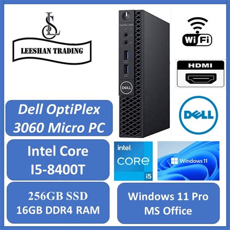 New Arrival Dell Optiplex 3060 Tiny Pc I5 8500t 6 Core 8th Gen 16gb
