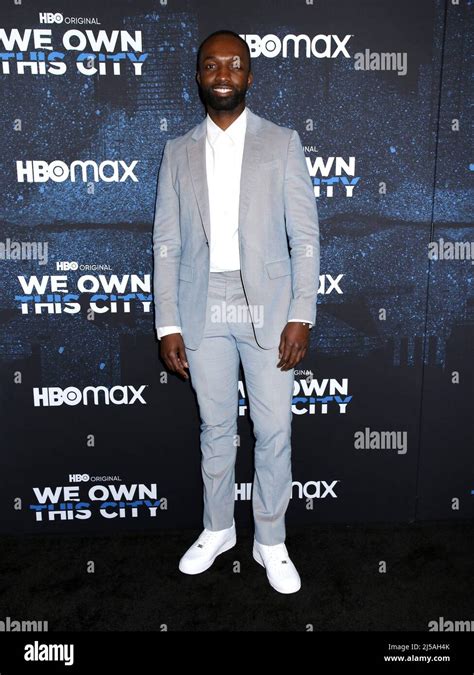 New York Usa 21st Apr 2022 Jamie Hector Attending Hbos We Own This City Premiere Held At